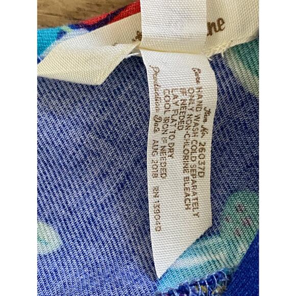 Matilda Jane Choose Your Own Path Blue Green Floral Merry & Bright Dress 10 - Picture 9 of 10